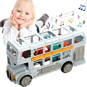 اتوبوس دو طبقه چرخ دنده ای موزیکال gear retro bus_اسباب بازی